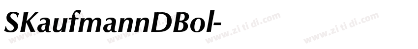 SKaufmannDBol字体转换