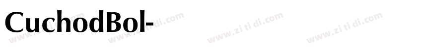 CuchodBol字体转换