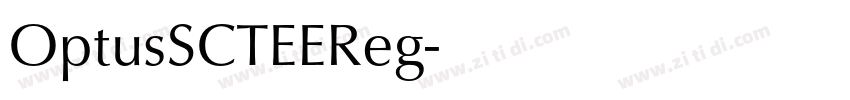 OptusSCTEEReg字体转换