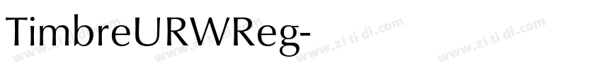 TimbreURWReg字体转换