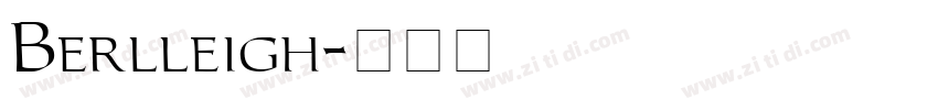 Berlleigh字体转换