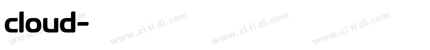 cloud字体转换
