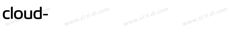cloud字体转换