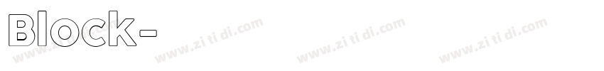 Block字体转换