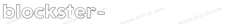 blockster字体转换
