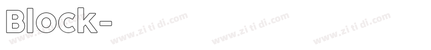 Block字体转换
