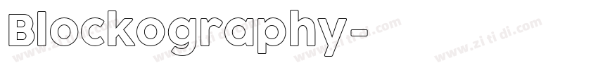 Blockography字体转换
