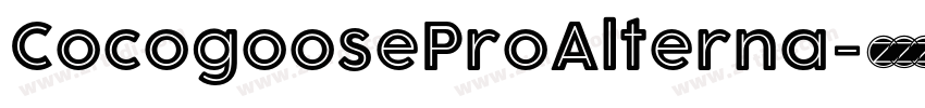 CocogooseProAlterna字体转换 CocogooseProAlterna字体转换
