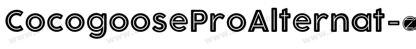 CocogooseProAlternat字体转换 CocogooseProAlternat字体转换