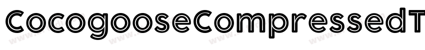 CocogooseCompressedT字体转换 CocogooseCompressedT字体转换