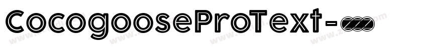 CocogooseProText字体转换