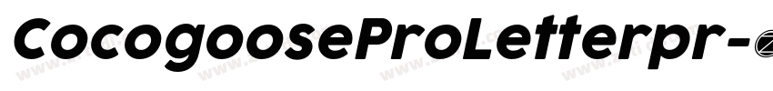 CocogooseProLetterpr字体转换