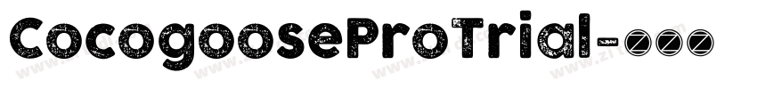 CocogooseProTrial字体转换