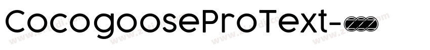 CocogooseProText字体转换