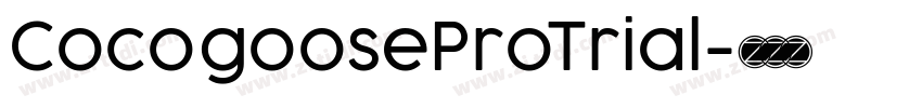 CocogooseProTrial字体转换