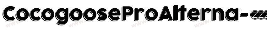 CocogooseProAlterna字体转换 CocogooseProAlterna字体转换