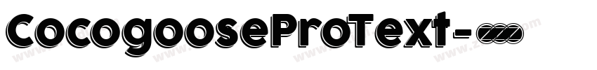 CocogooseProText字体转换