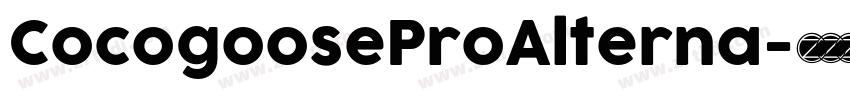 CocogooseProAlterna字体转换 CocogooseProAlterna字体转换