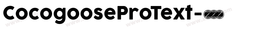 CocogooseProText字体转换