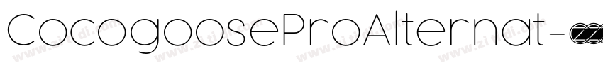 CocogooseProAlternat字体转换 CocogooseProAlternat字体转换