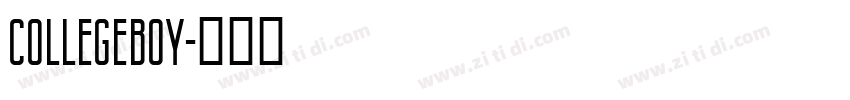 CollegeBoy字体转换