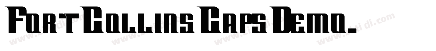 FortCollinsCapsDemo字体转换