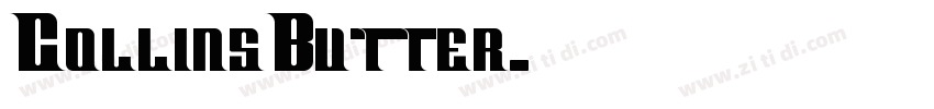 CollinsButter字体转换