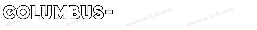 Columbus字体转换