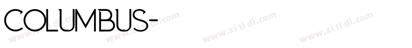 Columbus字体转换