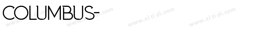 Columbus字体转换