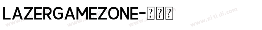 LazerGameZone字体转换