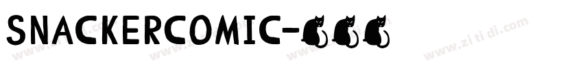 SnackerComic字体转换