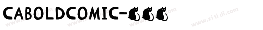 caboldcomic字体转换