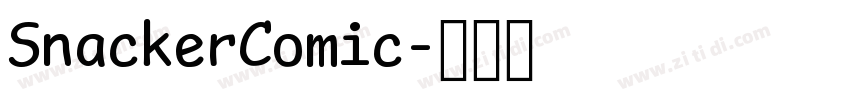 SnackerComic字体转换