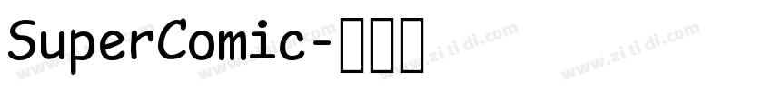 SuperComic字体转换