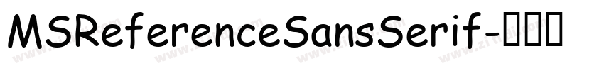 MSReferenceSansSerif字体转换 MSReferenceSansSerif字体转换