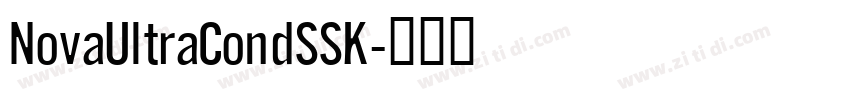 NovaUltraCondSSK字体转换 NovaUltraCondSSK字体转换