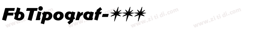 FbTipograf字体转换