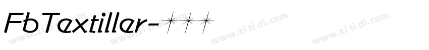 FbTextiller字体转换