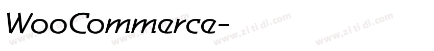 WooCommerce字体转换