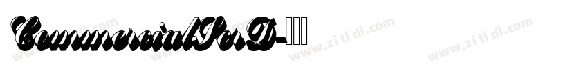 CommercialScrD字体转换
