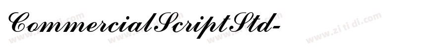 CommercialScriptStd字体转换 CommercialScriptStd字体转换