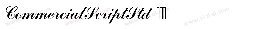 CommercialScriptStd字体转换 CommercialScriptStd字体转换