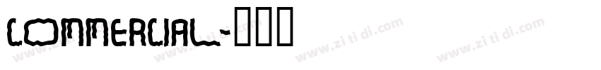 commercial字体转换