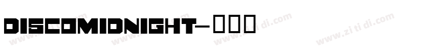 DiscoMidnight字体转换
