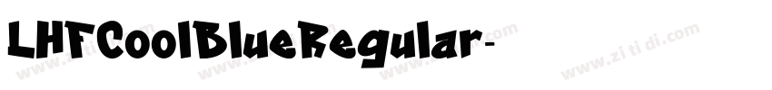 LHFCoolBlueRegular字体转换