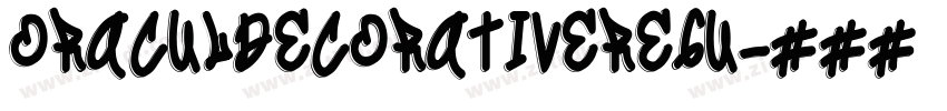 OraculDecorativeRegu字体转换