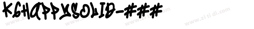 KGHAPPYSolid字体转换