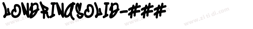 londrinasolid字体转换