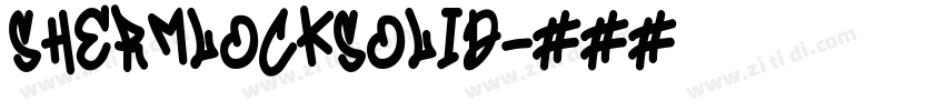 ShermlockSolid字体转换